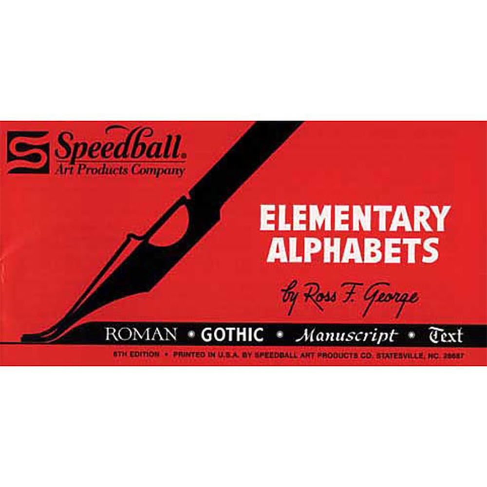 Speedball, Calligraphy, Art & School, Elementary, Alphabet Book, 1004
